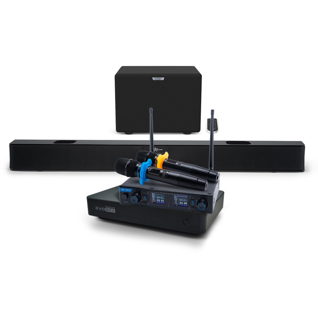 Hi-End караоке-система EVOBOX Premium + EvoSoundBar (саундбар с караоке) в Грозном