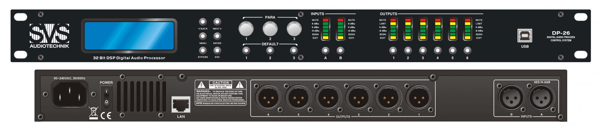 SVS Audiotechnik DP-26 Цифровой процессор: 2 входа 6 выходов в Грозном