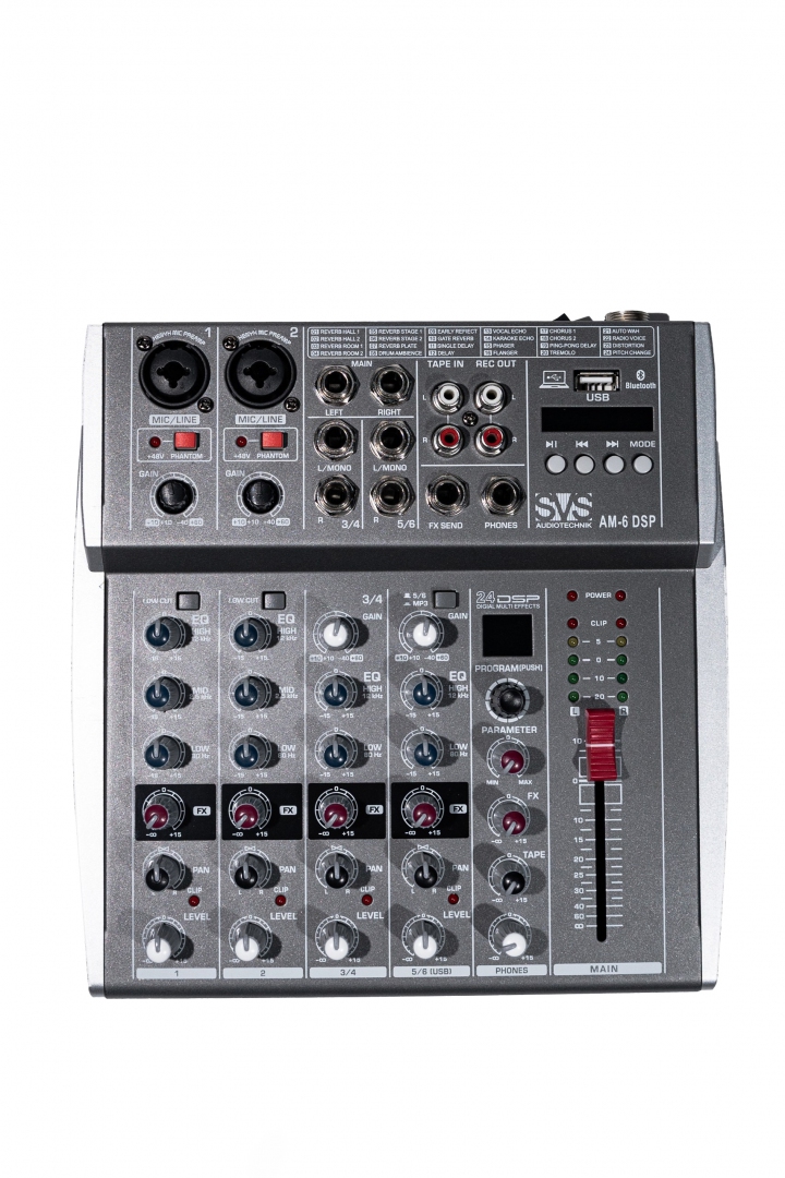 SVS Audiotechnik mixers AM-6 DSP Микшерный пульт аналоговый, 6-канальный SVS Audiotechnik mixers в Грозном